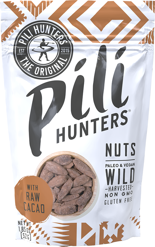 Pili Hunters Raw Cacao Pili Nuts 1.85 oz – Superfood Snack