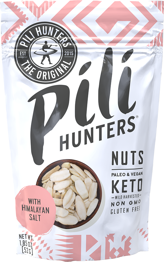 Pili Hunters Pink Himalayan Salt Pili Nuts (1.85oz) - Superfood Snacks