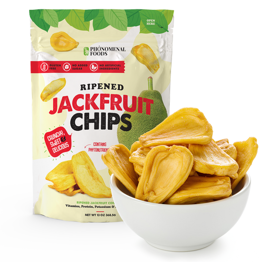 Pho'nomenal Ripened Jackfruit Chips – Crunchy Snack, 13oz Bag