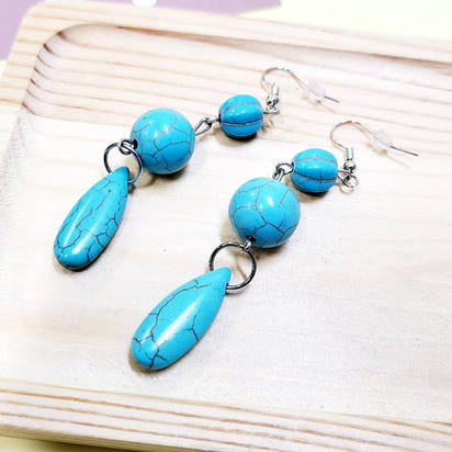 Turquoise Dangle Earrings – Stylish Boho Jewelry