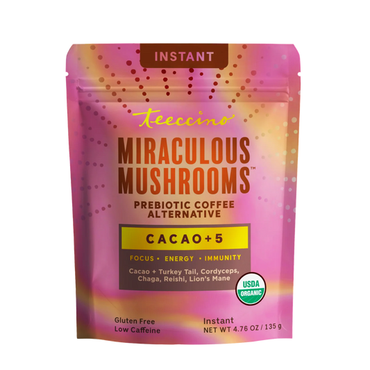 Miraculous Mushrooms® Cacao +5 – Adaptogenic Cacao Drink with 5 Mushrooms