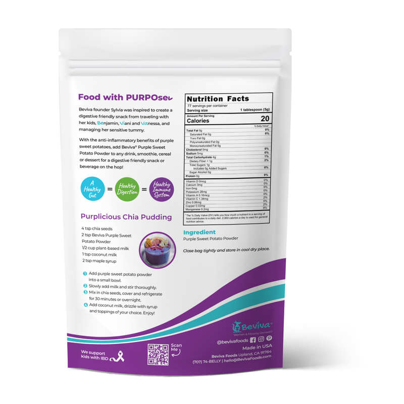 100% Pure Purple Sweet Potato Powder – Superfood Color & Nutrition
