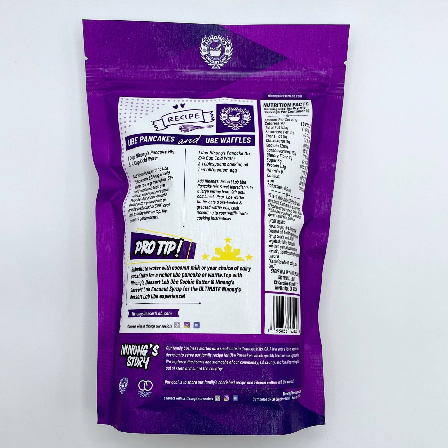 Ube Buttermilk Pancake Mix – Filipino-Inspired Breakfast