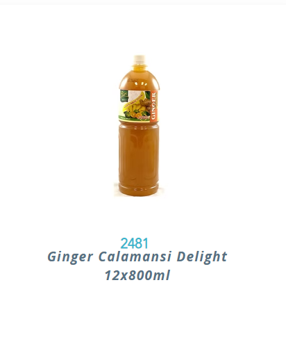 Ginger Calamansi Concentrate – Bold Spice, Bright Citrus (800 ml)