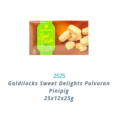 Goldilocks Polvoron Pinipig – Crunchy Toasted Rice Shortbread Treat