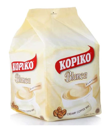 Kopiko - Instant 3 in 1 Blanca Coffee Mix - 10 Packet Bag - 1 OZ