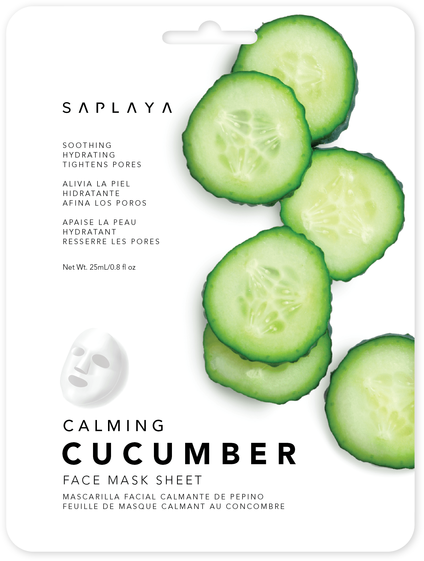 Saplaya Daily Skin Solution Mask Pack (6 Sheets, 5+1 Free) - Natural Korean Skincare
