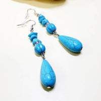 Turquoise Dangle Earrings – Stylish Boho Jewelry