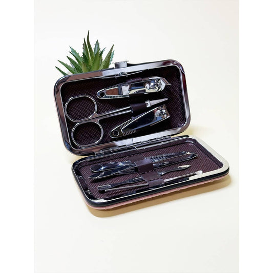 Portable Manicure Grooming Kit – Travel Nail Care Set