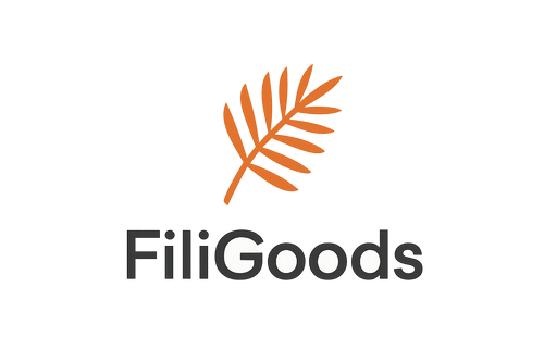 FiliGoods Logo with Leaf
