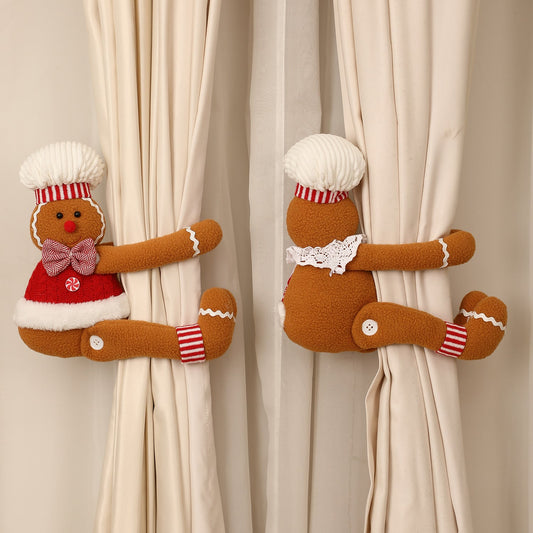 Gingerbread Man Curtain Décor – Christmas Play Doll